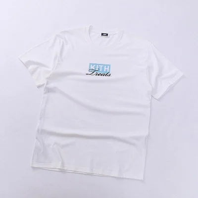 Футболка Kith Logo Treats Blue "White" фото № 2