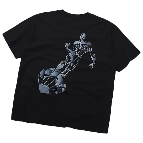 Футболка Kith Silver Surfer is Back "Black"