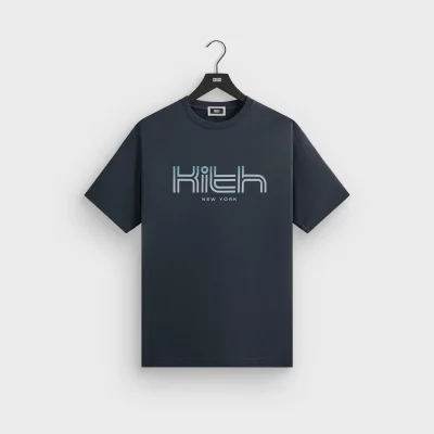 Футболка Kith New York Logo "Navy Blue" фото № 2