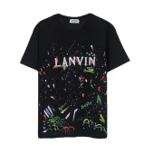 Футболка Lanvin Drawing With Paints "Black"
