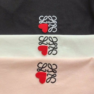 Футболка Loewe Soft Heart Logo "Pink" фото № 4