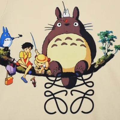 Футболка Loewe My Neighbor Totoro "Beige" фото № 4