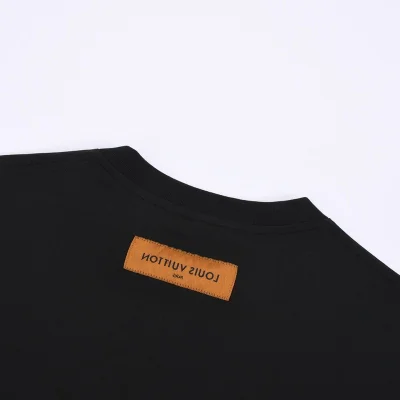 Футболка Louis Vuitton Rainbow Color Logo "Black" фото № 7