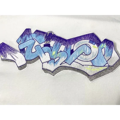 Футболка Louis Vuitton Graffiti "White" фото № 3