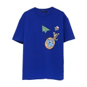 Футболка Louis Vuitton The Plane That Flew Away "Blue"