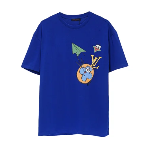 Футболка Louis Vuitton The Plane That Flew Away "Blue"