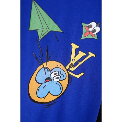 Футболка Louis Vuitton The Plane That Flew Away "Blue" фото № 8