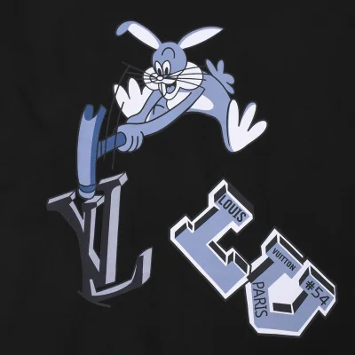 Футболка Louis Vuitton Rabbit With A Hammer "Black" фото № 5 Футболка Louis Vuitton Rabbit With A Hammer "Black" фото № 5