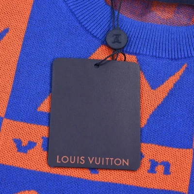 Футболка Louis Vuitton Trumpeter Print "Blue/Orange" фото № 5
