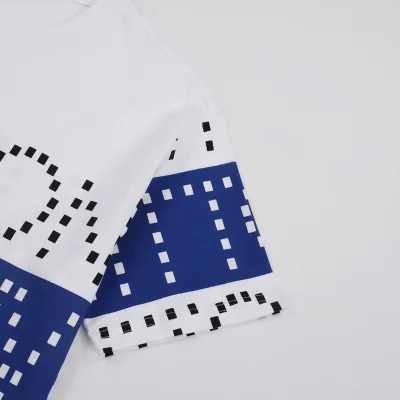 Футболка Louis Vuitton Two-Tone With Large Logo "White/Blue" фото № 2