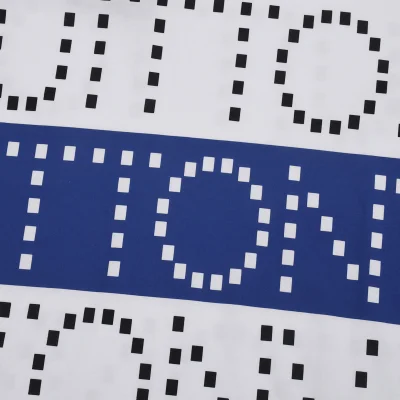 Футболка Louis Vuitton Two-Tone With Large Logo "White/Blue" фото № 4