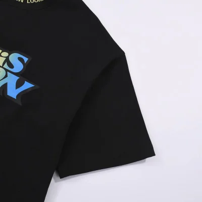 Футболка Louis Vuitton With An Inscription On The Collar "Black" фото № 6