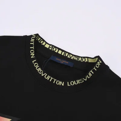 Футболка Louis Vuitton With An Inscription On The Collar "Black" фото № 5