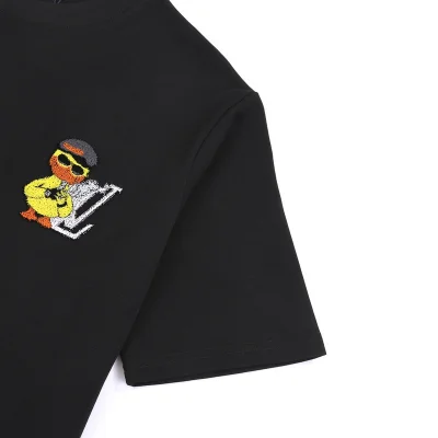 Футболка Louis Vuitton With The Emblem Of Cool Duck "Black" фото № 8