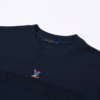 Футболка Louis Vuitton Bright Logo "Blue" фото № 2