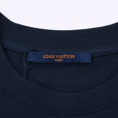 Футболка Louis Vuitton Bright Logo "Blue" фото № 3