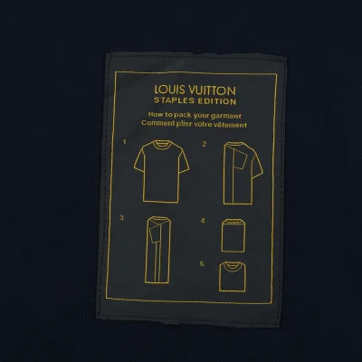 Футболка Louis Vuitton Bright Logo "Blue" фото № 5