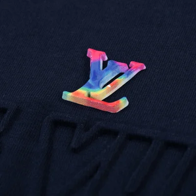 Футболка Louis Vuitton Bright Logo "Blue" фото № 8