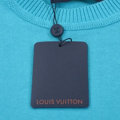 Футболка Louis Vuitton Baggy Style With Logo "Blue" фото № 6