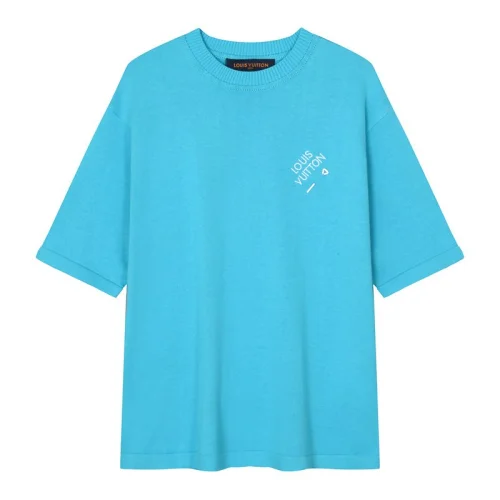 Футболка Louis Vuitton Baggy Style With Logo "Blue"
