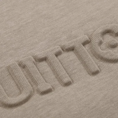 Футболка Louis Vuitton With An Embossed Text Logo "Brown/Gray" фото № 6