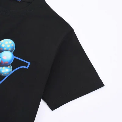 Футболка Louis Vuitton Blue Bear With Balloons "Black" фото № 4