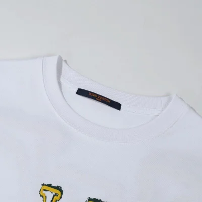 Футболка Louis Vuitton Yellow Logo "White" фото № 8