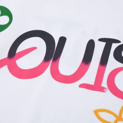 Футболка Louis Vuitton With Stylish Logo Font "White" фото № 2