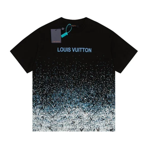 Футболка Louis Vuitton With Confetti Print "Black"