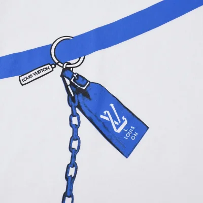 Футболка Louis Vuitton With Imitation Bag "White" фото № 2