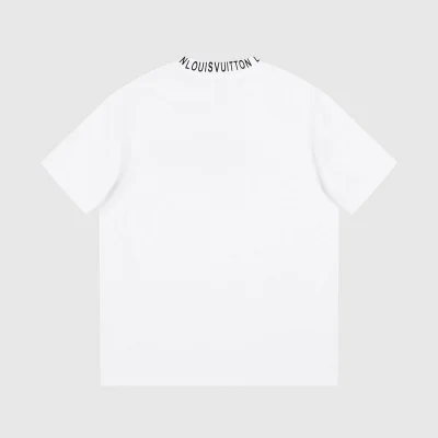 Футболка Louis Vuitton With Text Logo Collar "White" фото № 2