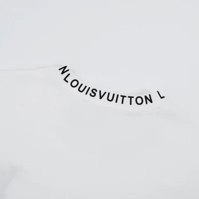 Футболка Louis Vuitton With Text Logo Collar "White" фото № 4
