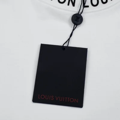 Футболка Louis Vuitton With Text Logo Collar "White" фото № 7