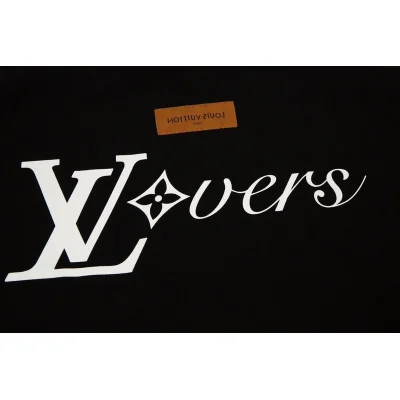 Футболка Louis Vuitton With Compact Text "Black" фото № 5