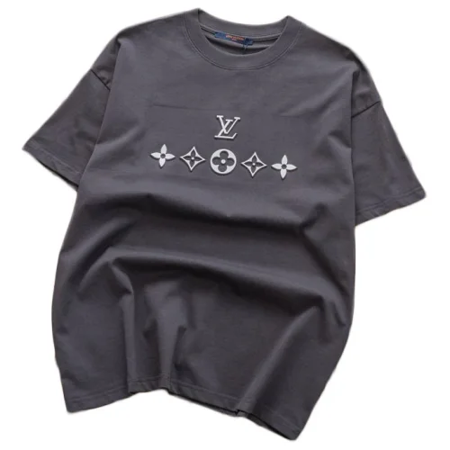 Футболка Louis Vuitton Front Logo And Symbols "Gray"