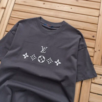 Футболка Louis Vuitton Front Logo And Symbols "Gray" фото № 3