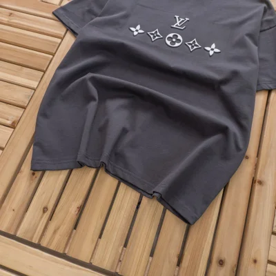 Футболка Louis Vuitton Front Logo And Symbols "Gray" фото № 4