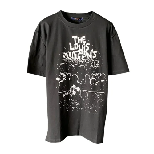 Футболка Louis Vuitton Print With People "Black"