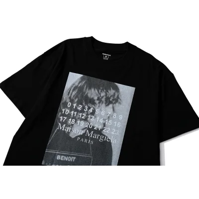 Футболка Maison Margiela The Numbers In The Photo "Black" фото № 7