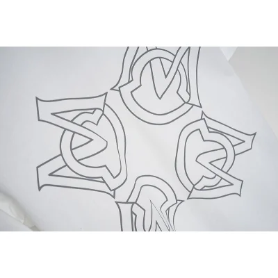 Футболка Moncler Figure From Logo Letters "White" фото № 4