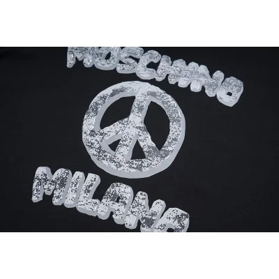 Футболка Moschino With Text Logo Print "Black" фото № 2