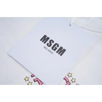 Футболка MSGM Back Inscription Club Paradiso "White" фото № 3
