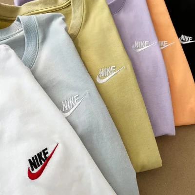 Футболка Nike Daily Style "Gray/Blue" фото № 3