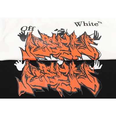 Футболка Off White Burning "Black" фото № 3
