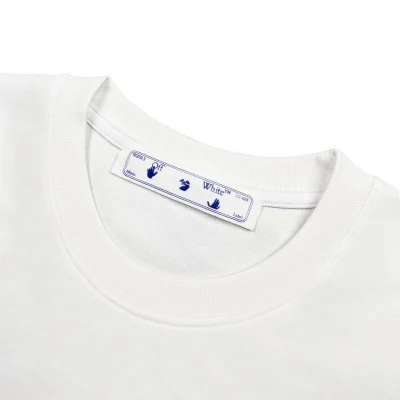 Футболка Off White Blue Bony Print "White" фото № 4