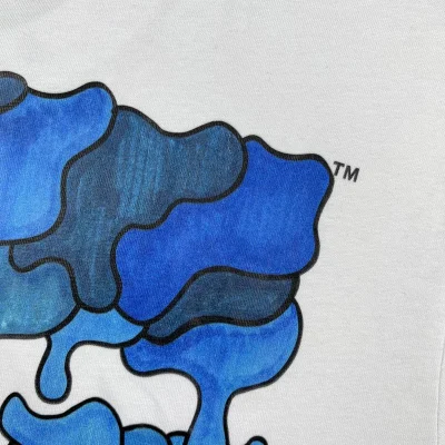 Футболка Off White Blue Bony Print "White" фото № 5