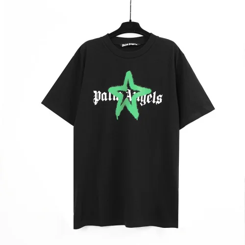 Футболка Palm Angels Graffiti Star "Black/Green"