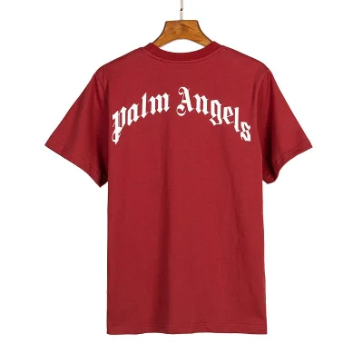Футболка Palm Angels Print With A Plush Toy And Logo "Red" фото № 2