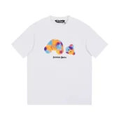 Футболка Palm Angels Color Torn Teddy Bear Print "White"