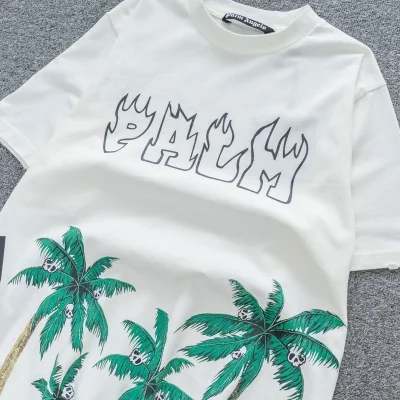 Футболка Palm Angels Beach Print - Fire Logo "White" фото № 9 Футболка Palm Angels Beach Print - Fire Logo "White" фото № 9